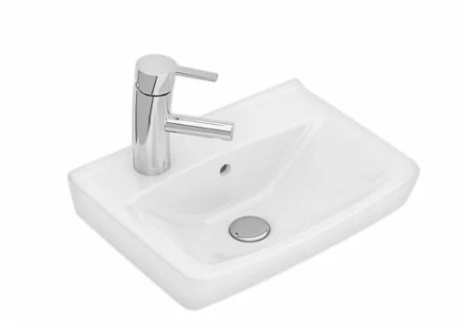 Ifö Spira Servant 41,5x31 cm, m/tapphull til venstre og overløp