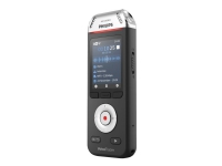 Philips Voice Tracer DVT2810 - Stemmeoptager - 200 mW - 8 GB - sort/krom