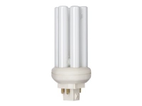 Philips MASTER PL-T - Ikke-integreret kompakt fluorescerende lyspære - GX24q-2 - 18 W - klasse G - varmt hvidt lys - 3000 K