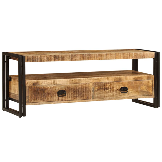 vidaXL tv-skab massivt mangotræ 120 x 35 x 45 cm