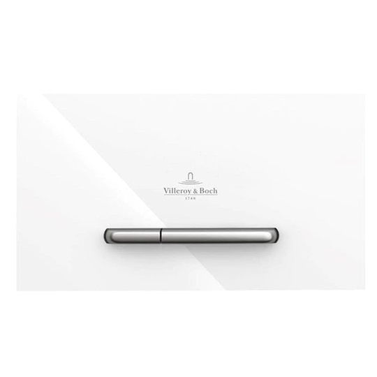 Villeroy&Boch Viconnect M300 Trykkplate - Glass Hvit