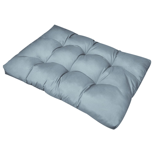 vidaXL sædehynde polstret 120x80x10 cm grå