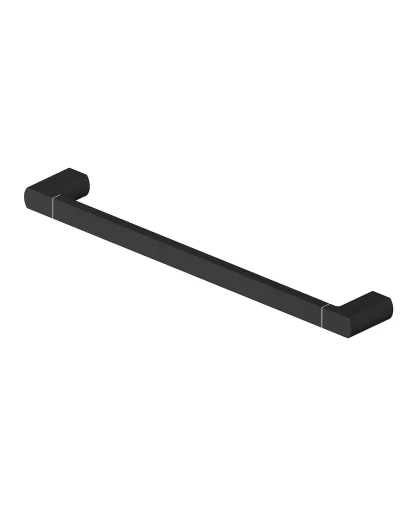 Gustavsberg Firkantet håndklestang 450 mm matt sort