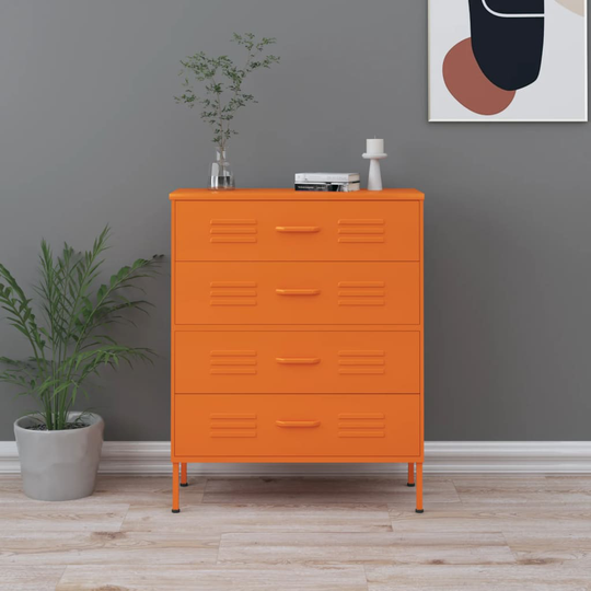 vidaXL kommode 80x35x101,5 cm Orange