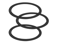 Nordlux - Stable glass gasket - sort (pakke med 3)
