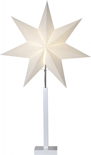 Karo star on foot 100cm (hvid)
