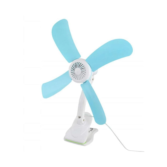 Ventilator med klemme - 4 blad