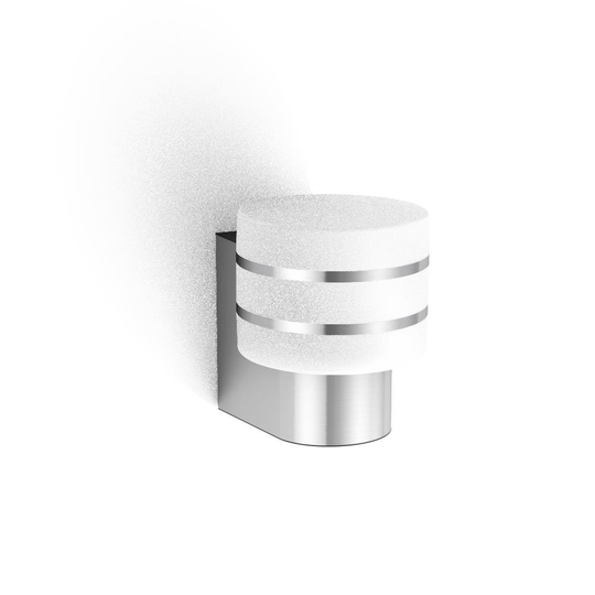Tuar wall lantern inox 1x9.5W 230V (Sølv)