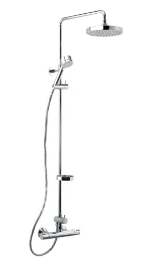 Damixa Akita dusjsett m/Thermixa Zero Armatur, m/termostat, Krom