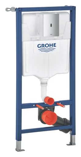 Grohe Solido 3i1 innbyggingssisterne med Trecton Bau E betjeningsplate, 113 cm