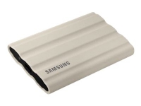 Samsung T7 Shield MU-PE1T0K - SSD - krypteret - 1 TB - ekstern (bærbar) - USB 3.2 Gen 2 (USB-C stikforbindelse) - 256-bit AES - beige
