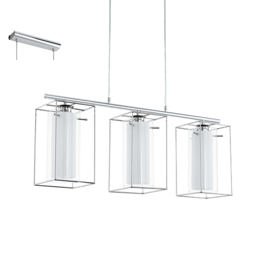 Loncino 1 taklampa (Forkromet / poleret)