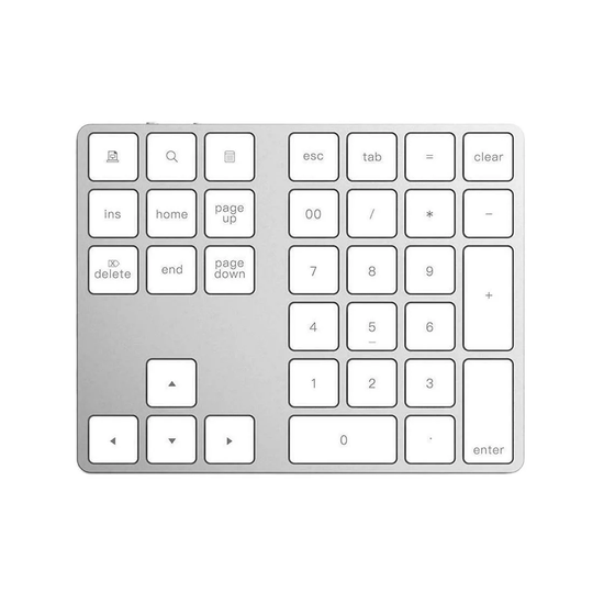 Numerisk Tastatur - Sølv