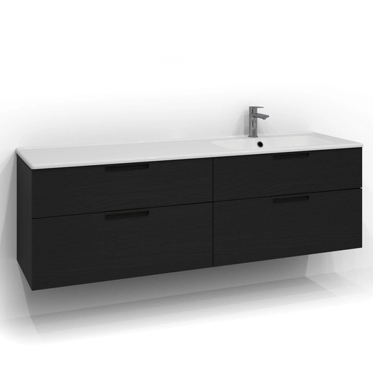 Svedbergs Forma Dekor Servantskap 160cm / 45cm Svart eik