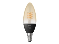 Philips Hue White Filament E14 Kerte Lyskilde 300lm - Black Base