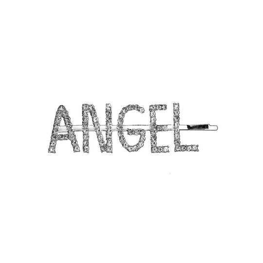 Hårnål med tekst - Angel