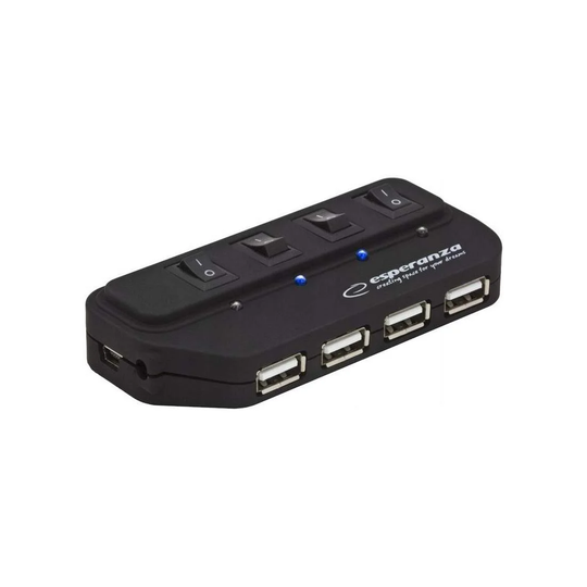 USB-hub med 4 porte - USB 2.0