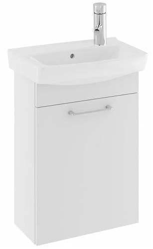 Ifö Spira Møbelpakke m/Skap & tapphull til høyre 51,5x31 cm, Hvit