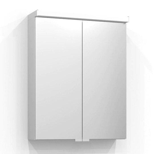 Svedbergs Intro Speilskap M/led+Stikk 55cm / Hvit Matt