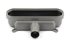 Unidrain 1311 Utløpshus Ø32 mm Vannrett u/Vannlås - Innbygningshøyde 52 mm