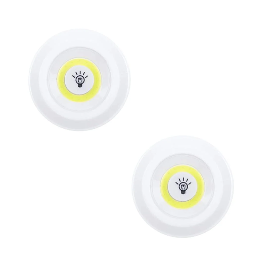 2x CoB LED-lys med fjernbetjening